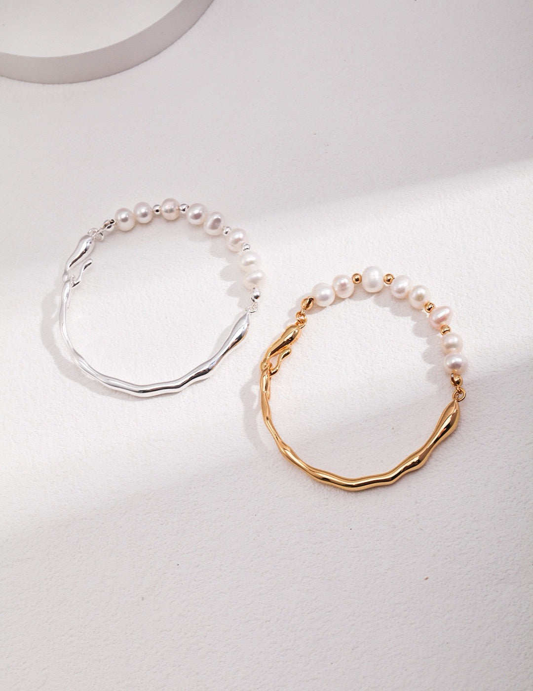 Baroque Shaped Pearls Bracelet