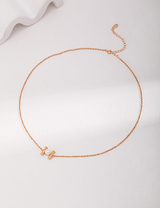 Ethereal Pearl Kiss Necklace