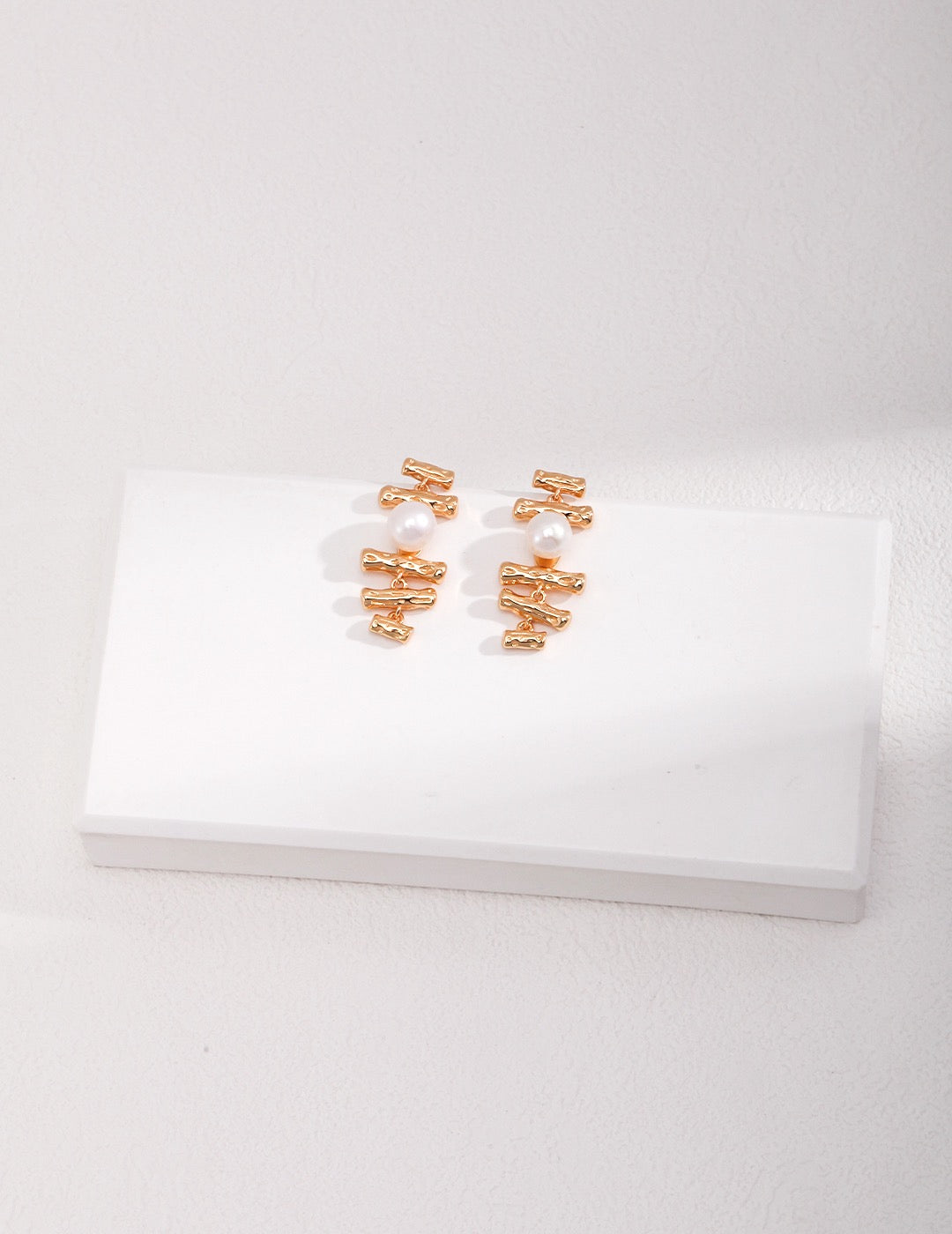 Ethereal Pearl Kiss Earrings