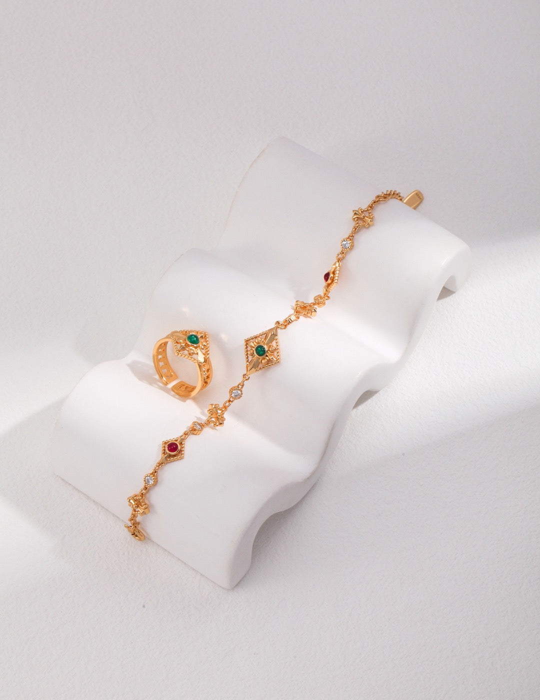 Verdant Square Bracelet