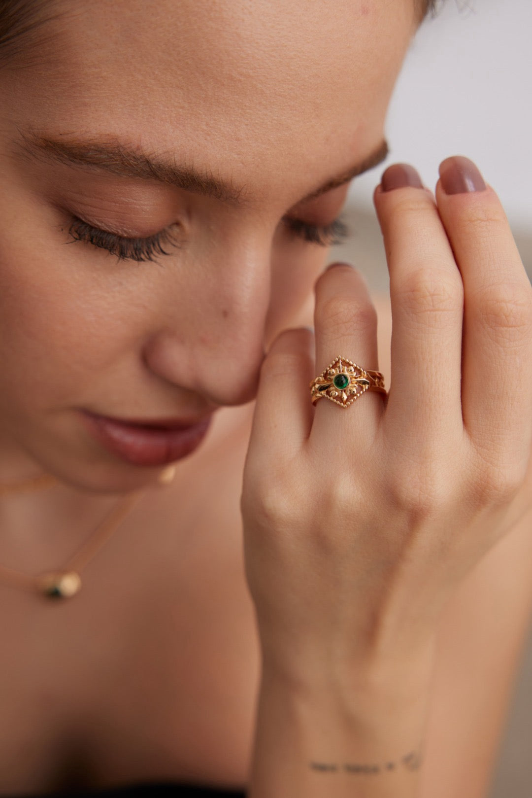 Verdant Square Ring