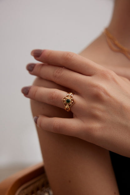 Verdant Square Ring