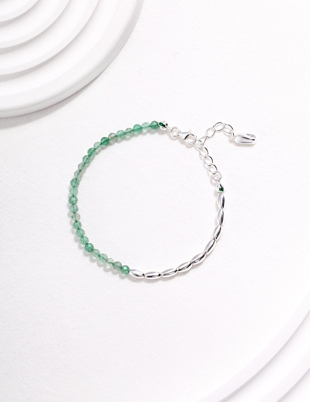 Green Strawberry Quartz Bracelets