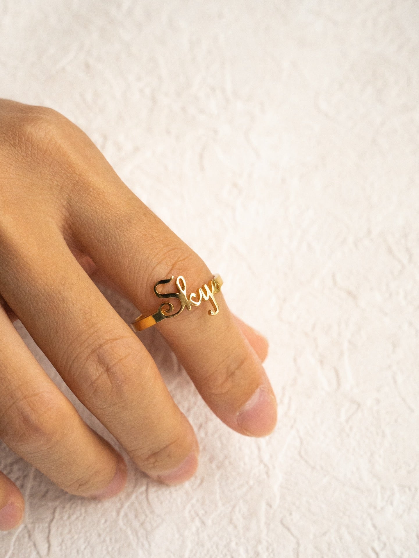 Sliver/Gold Customized Rings