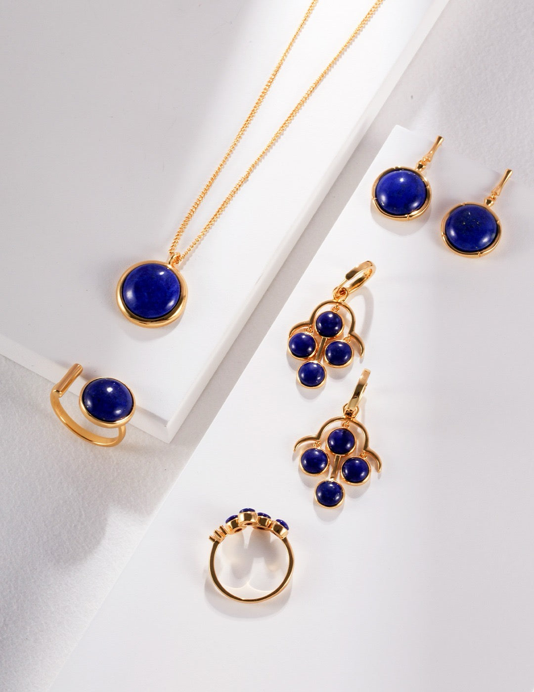 Natural Lapis Lazuli Ocean Earrings