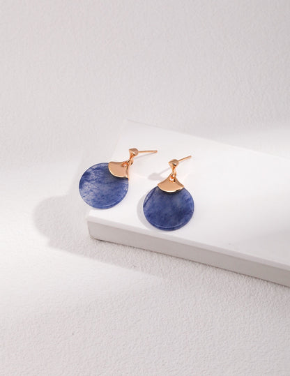 Blue Aventurine Drop Earrings