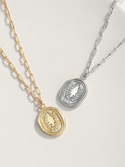 Grain of Wheat Charm Necklace