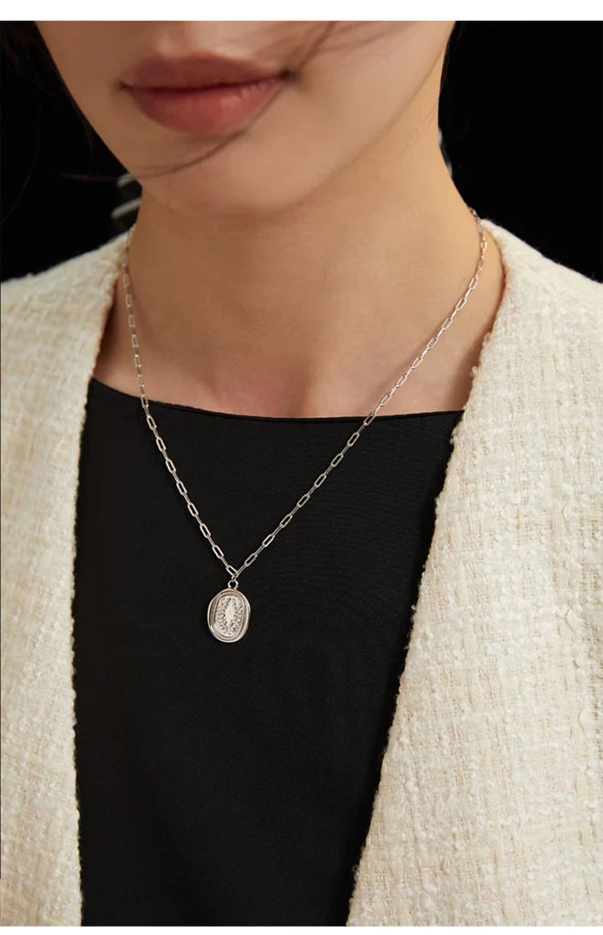 Grain of Wheat Charm Necklace